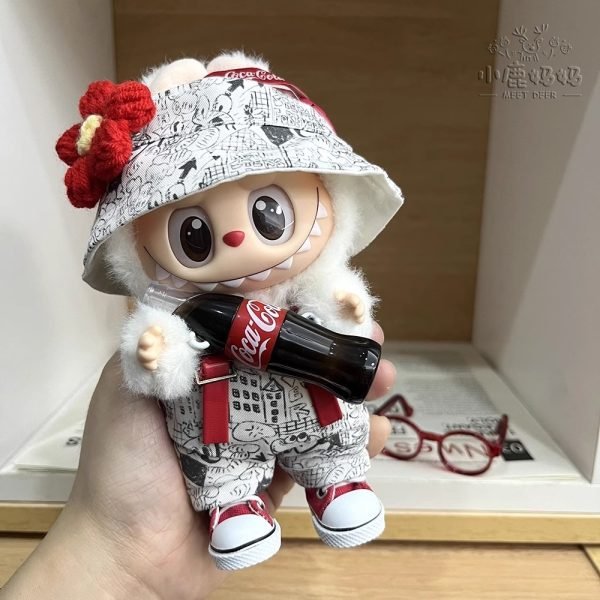 Handmade Coca-Cola Series Labubu Outfit Figures - Image 6