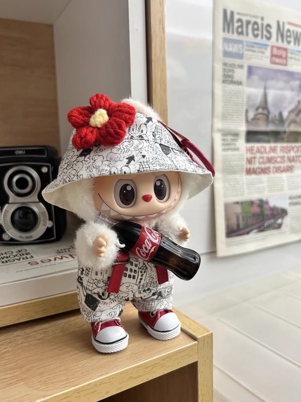 Handmade Coca-Cola Series Labubu Outfit Figures - Image 5